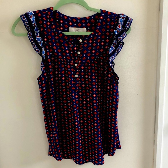 LOFT Tops - NWT Floral Blouse